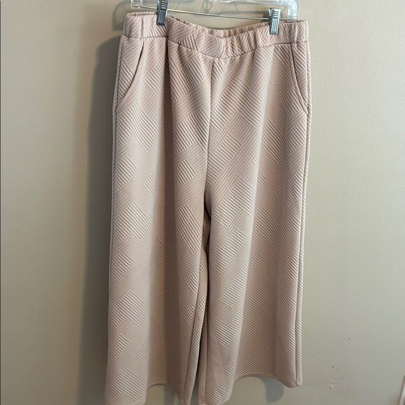 entro Pants - Entro Quilted Cream Pants size 1x nwt